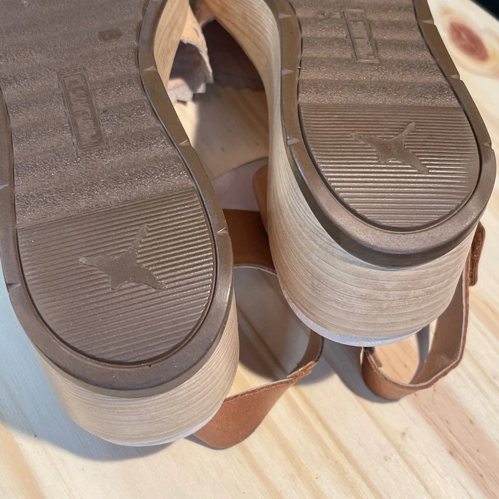 PIKOLINOS woman leather platform sandal US 10 - Picture 10 of 11